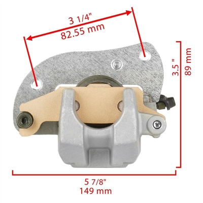 ATV brake caliper for YFM 550 raptor Front and Rear brake caliper 3B4-2580V-11-0
